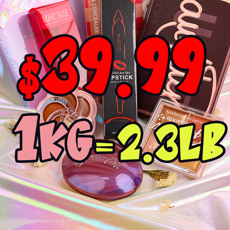 1KG makeup ONLY ＄39.99(1KG=2.3LB)Products in the detail page b1